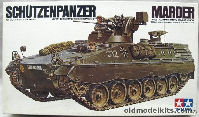 Tamiya 1/35 Schutzenpanzer Marder Infantry Combat Vehicle, MM198 plastic model kit